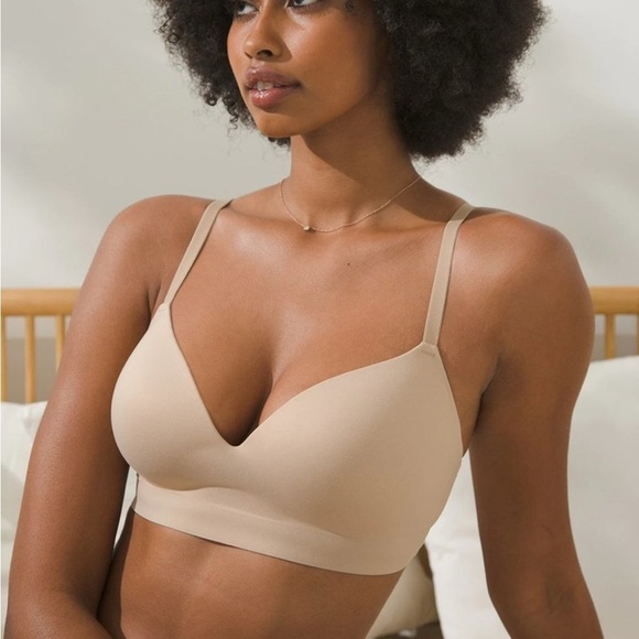 Soma Other - Soma Embliss Wireless Tan Full Coverage Bra with Adjustable Straps Size 38D
